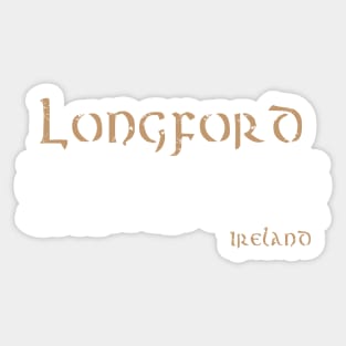 County Longford, Celtic Design, Ireland Sticker